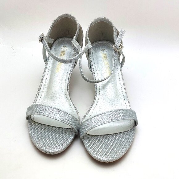 Dream Pairs Low Stilettos Heel Sandals Ankle Strap Work Dress Shoes - Size 7 - Picture 4 of 9